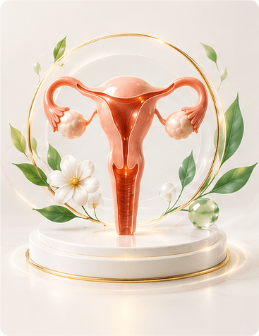 3D visual representing Cosmetic Gynecology treatment